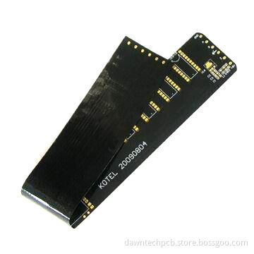 Flexible PCB with Black Plating, Suitable for Telecommunication